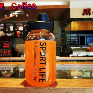 Garrafa de água de vidro esportiva portátil de grande capacidade, 700ml/1000ml, com filtro e bolsa para casa, acampamento ao ar livre, caminhadas, escalada 10 principais vendas garrafa vidro 700ml - №7