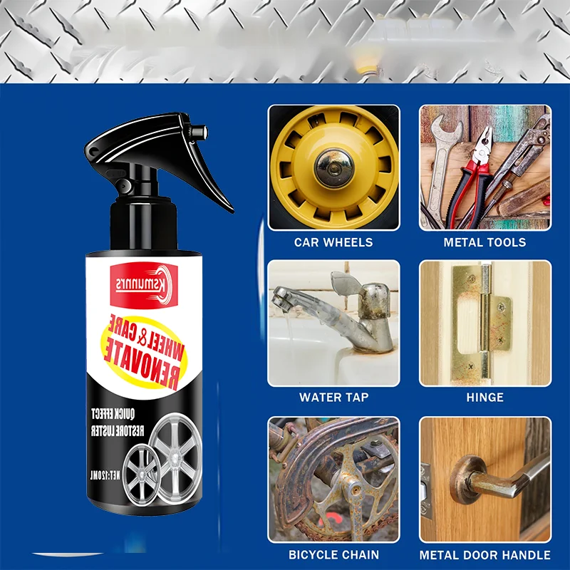 

Комплект для чистки мотоциклетной цепи Спрей для удаления ржавчины для автомобилей и металлических предметов - специализированный для удаления слоев оксида железа и железа P