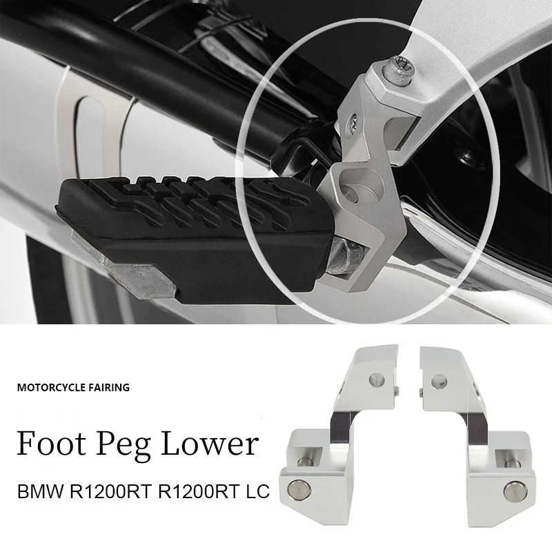 

Modified Fit For BMW R1250RT R1200RT R 1250 1200 RT LC Motorcycle CNC Aluminum Passenger Foot Peg Footpeg Footrest Lowering Kit