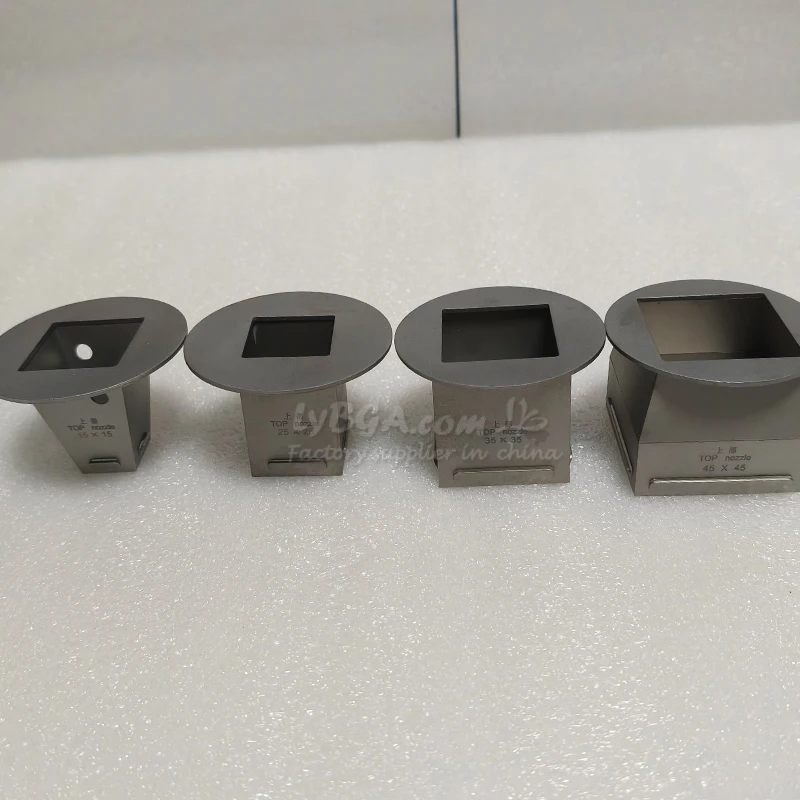 Universal Hot Air Nozzles Mainly for BGA Rework Station Use Optional 5mm 20mm 25mm 30mm 35mm 45mm 50mm 55mm 75mm 120mm