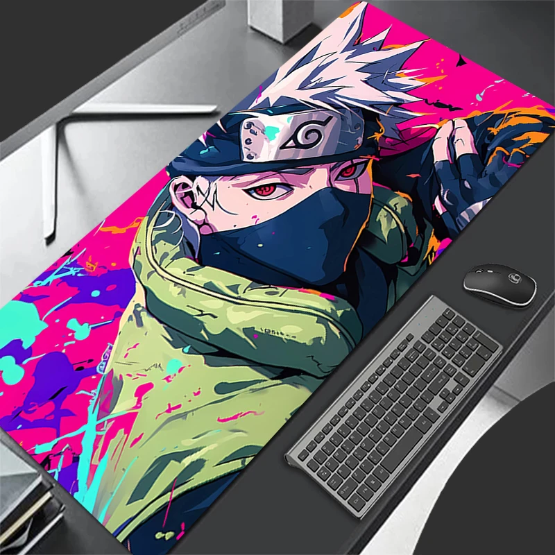 Mouse Pad Non-Slip Rubber mousepads Game player notebook computer Pad table mat PC carpet N-NARUTOS Hatake Kakashi Mousepad XXL