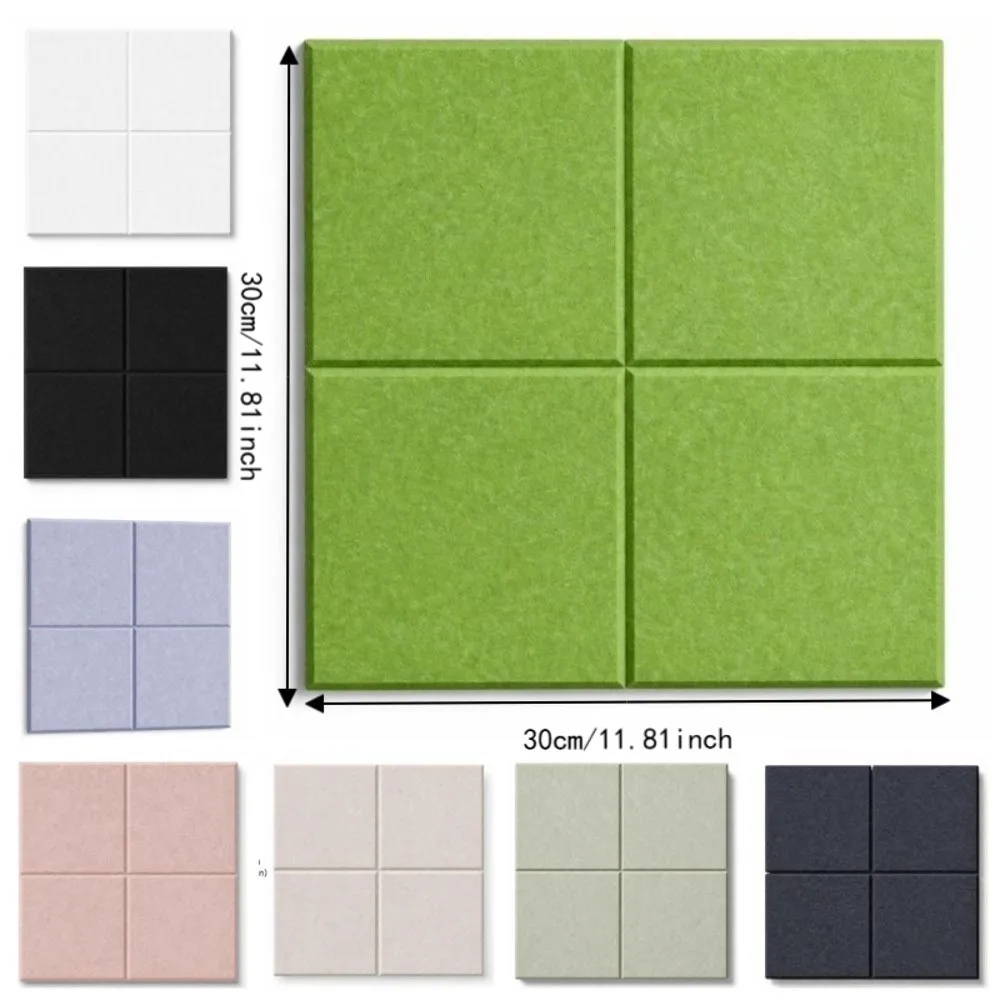 1 Pack Photo Display Felt Bulletin Board Sound Absorbing Noise Reducing Pin Board with Adhesive Photo Display Board Wall Decor