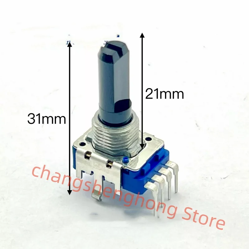 

1pcs for ALPS RK11 10K Rotary Potentiometer 103 axis length 18mm with midpoint positioning