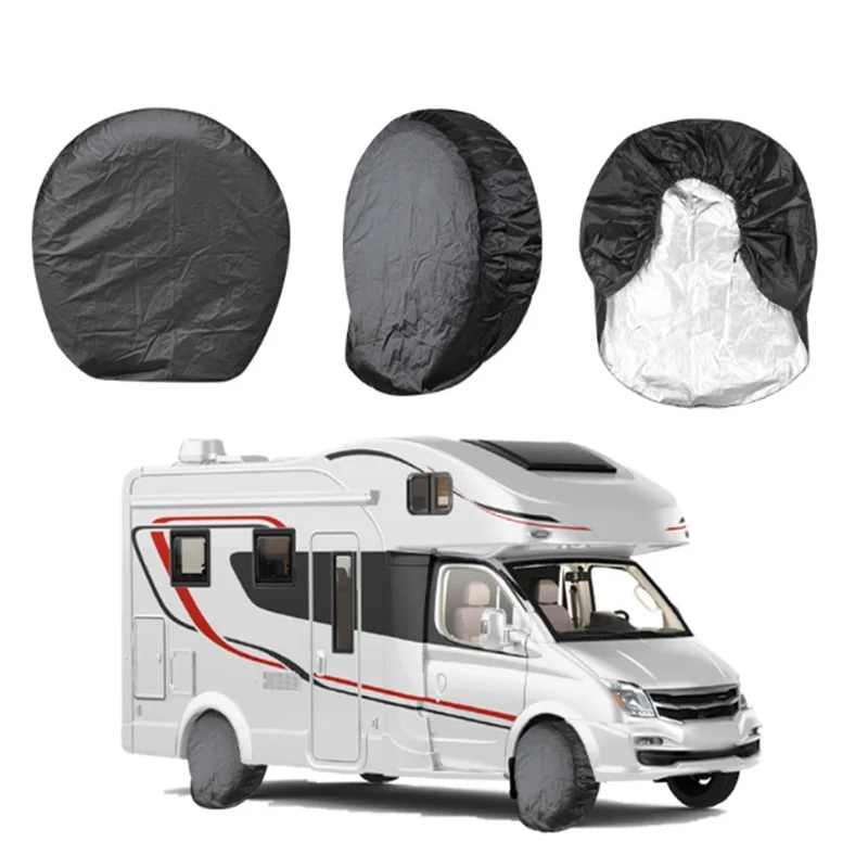 Caravan Camper Tyre Protector Car Universal Sunproof Spare Tire Cover Dustproof Waterproof Durable Vehicle Tyre Protection Cover