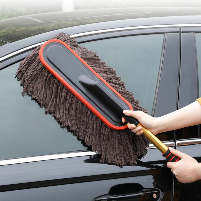 

Car Duster Telescoping Handle Car Cleaning Tool Dust Remover No Lint Scratch Cleaning Brush For Car Home Dusting Car Accessories