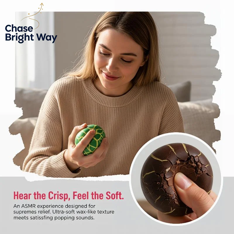 Travel Friendly Crunchy Wax Sensory Toys Crispy Crackling Sound for Adults Anxiety Stress Relief on the Go