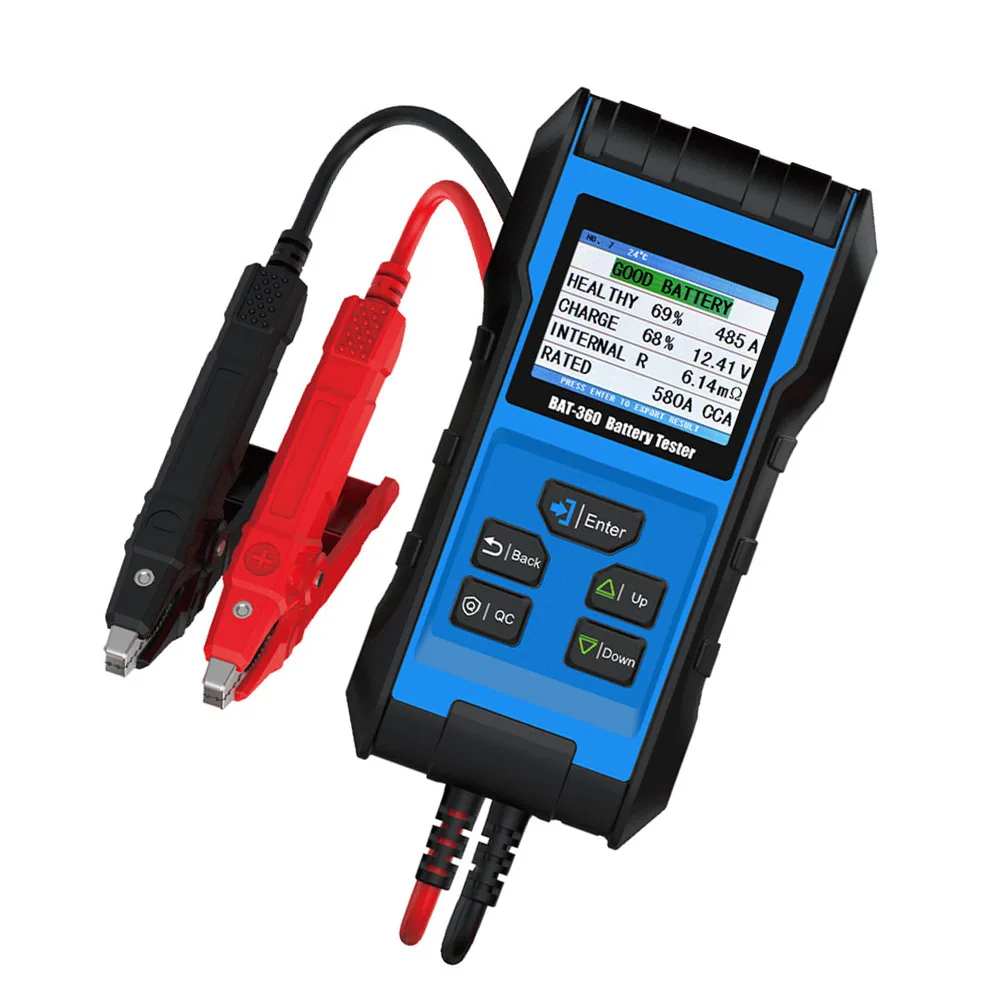 Professional 12V For Battery Tester BAT-360 for Internal Resistance for soh SOC Voltage Ripple and Starter Motor Performance