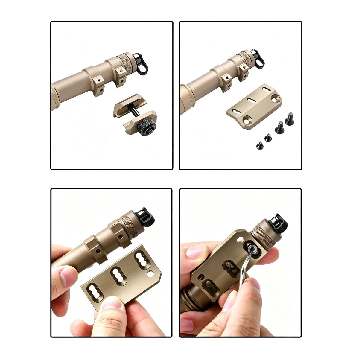 Surefire M300 M600 Powerful Flashlight SF Strobe Scout LED Airsoft Light Tactical Lamp Torch Fit 20mm Rail MLK Keymod for AR15