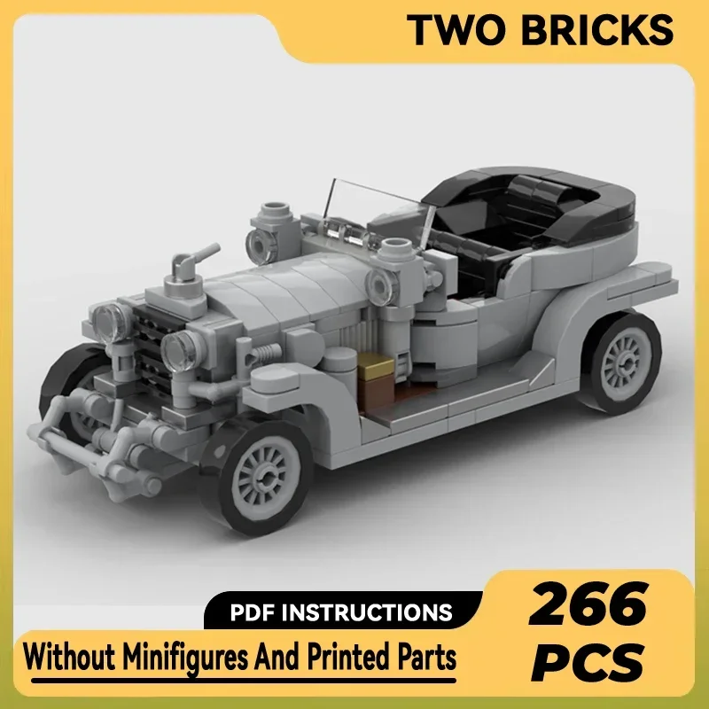 Moc Building Bricks City Car Model 1906 Silver Ghost Car Technology Modular Blocks Gifts Toys For Children DIY Sets Assembly