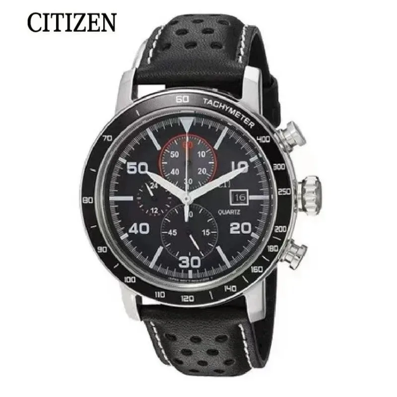 New CITIZEN Top Brand Watches Luxury Trend Quartz Clock Waterproof Multi Function Strap Fancy Round Stainless Mechanical