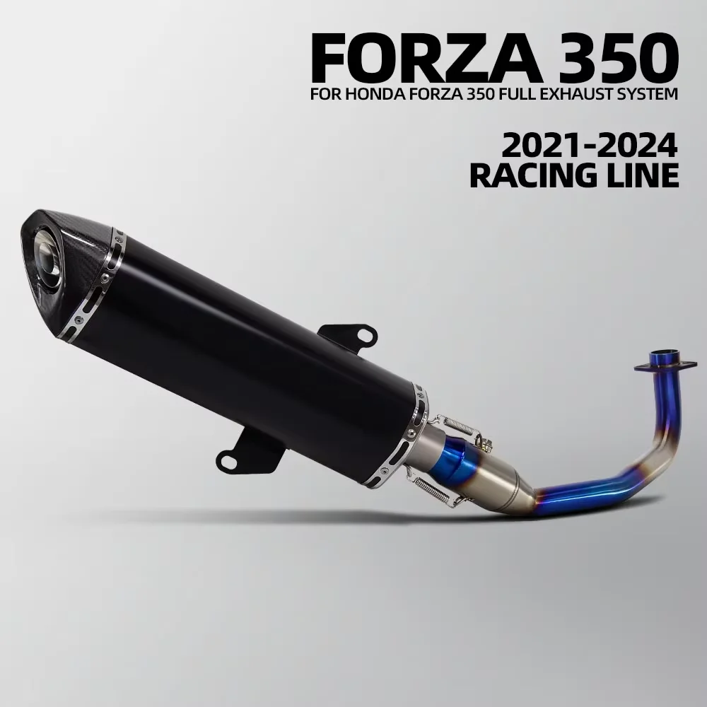 

For Honda NSS350 Forza350 2021-2024 years Motorcycle Exhaust Full System Blue Manifold Connect Long Muffler with DB Killer