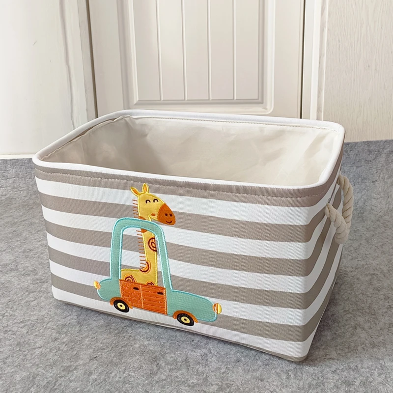 Baby Laundry Basket Cute Dinosaur Foldable Toy Storage Bucket Picnic Dirty Clothes Basket Box Organizer Cartoon Animal