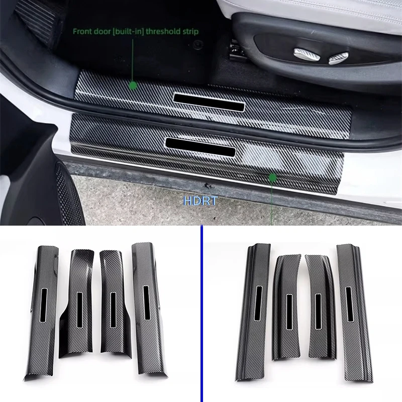 

Подходит для BYD Sealion 06/Sealion 6 2025 + автомобильный стиль, задняя защита багажника, задняя пластина багажника, порог, порог, накладка на педаль