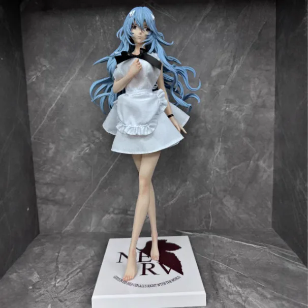 بانداي 45 سنتيمتر أنيمي النيون جينيسيس EVANGELION عمل الشكل إيفا أيانامي ري مثير خادمة تغيير الملابس وجوه نموذج اللعب الهدايا محاصر #5