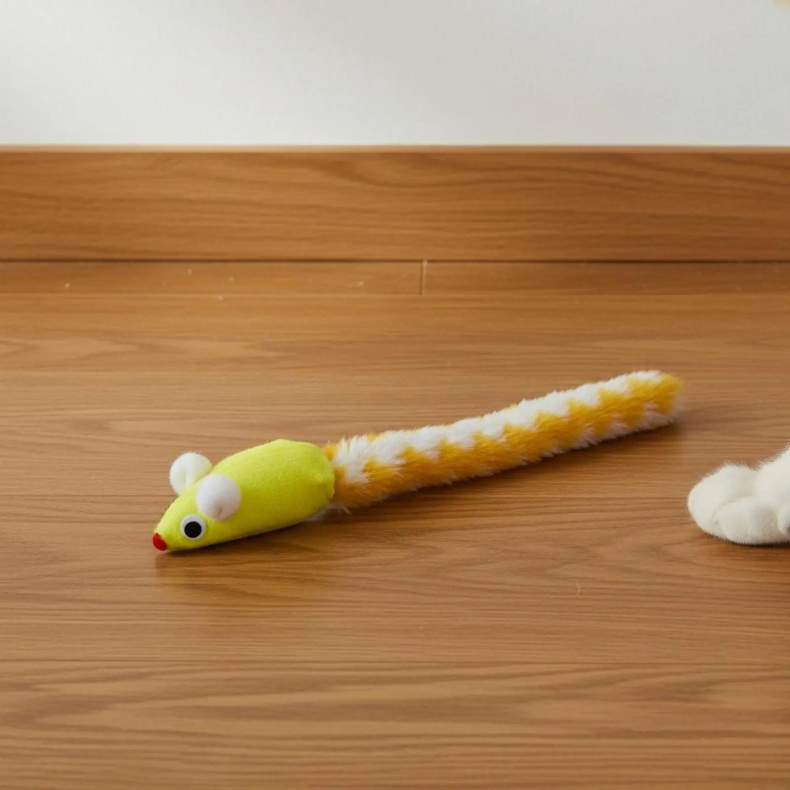 Fabric Toy Plush Mouse with Crinkle Paper Sound Engaging Cat Toy for Pouncing and Chasing
