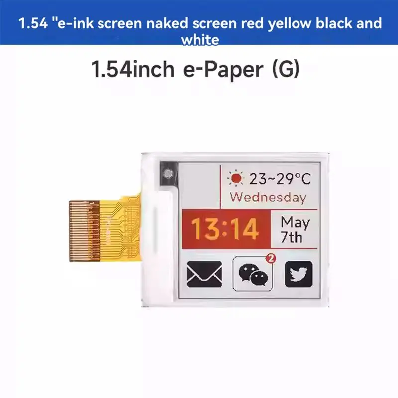 Picture 3: For Raspberry Pi 1.54Inch E-Paper Display E-Ink Screen Module 200X200 Pixels For Jetson Nano/Arduino-A12I