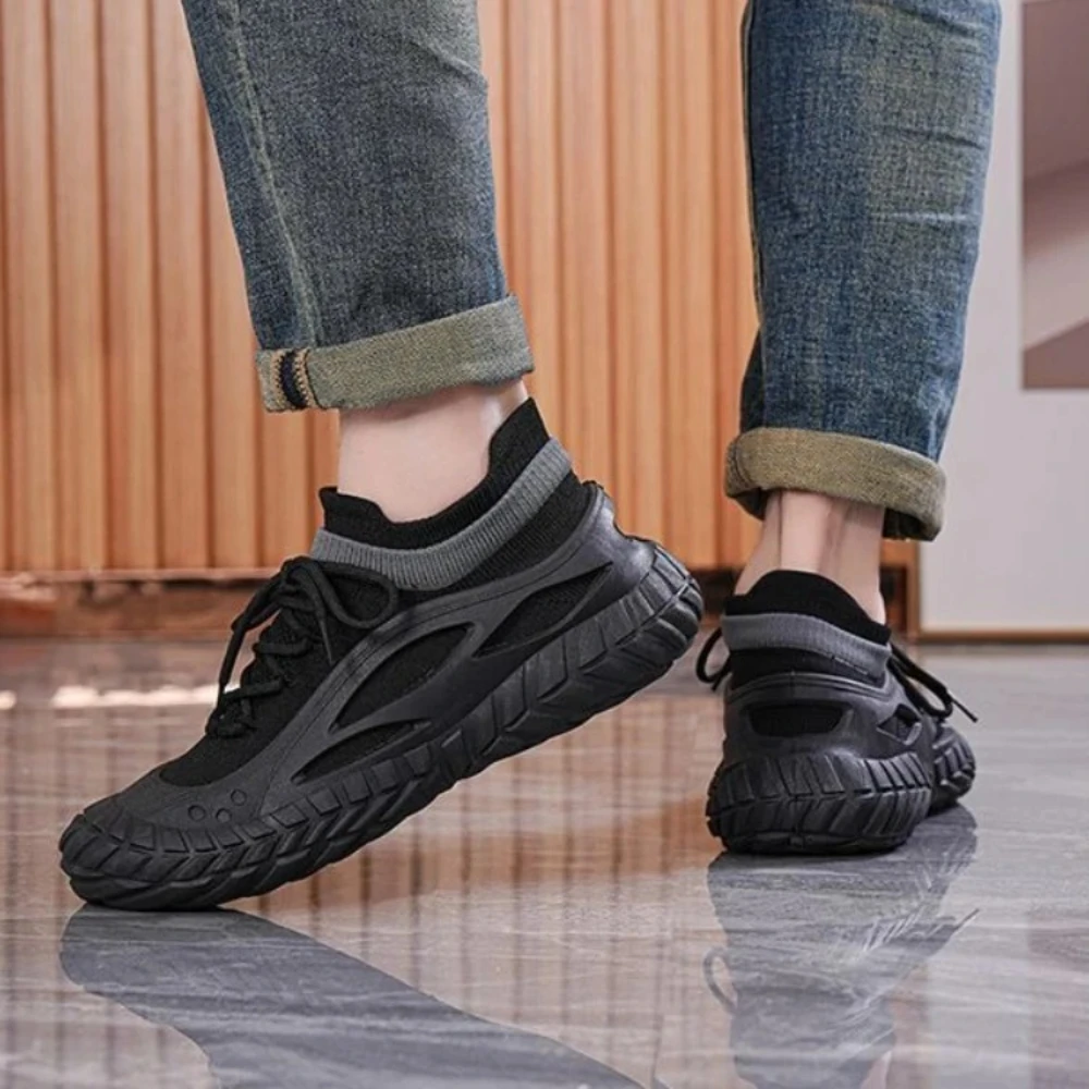 

Мужские повседневные кроссовки для пешего туризма, горные уличные беговые кроссовки, размер 9, корейские высококачественные весенне-осенние легкие кроссовки для спортзала ​ Мужская спортивная обувь