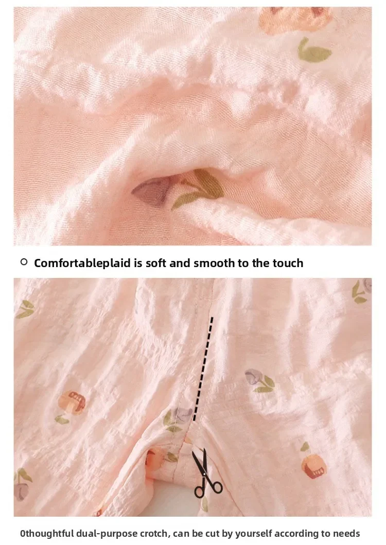 Sommer Mädchen Blumenmuster Langarm Hauskleidung für Klimatisierte Räume Kinder Atmungsaktive Spitze O-Ausschnitt Pyjama-Sets Kinderschlafanzüge – Detail 7