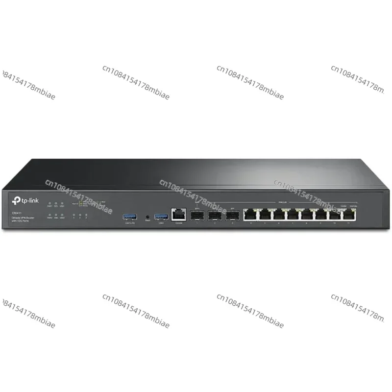 TP-Link ER8411  Enterprise Wired 10G VPN Router  Up to 10 WAN Ports  High Network Capacity  SPI Firewall  Support Omada SDN