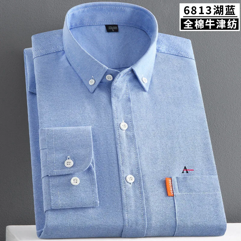 Camisa de manga larga para hombre, ropa informal de marca, bolso masculino, 2023