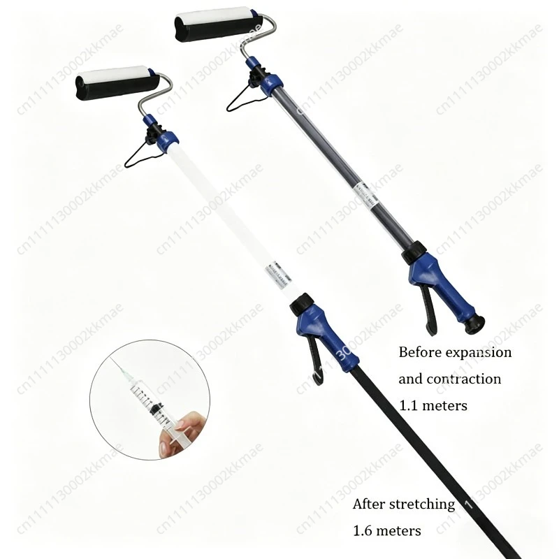 Telescopic Latex Paint Roller Brush Machine Latex Paint Wall Brushing Artifact Wall Paint Roller Tool