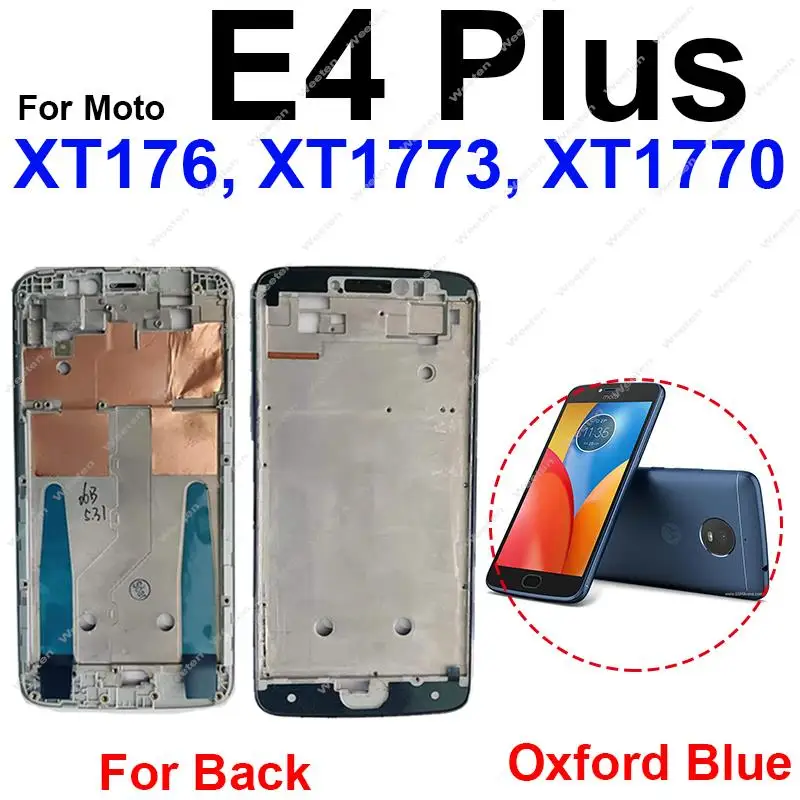 Middle Frame For Motorola Moto E3 E4 Play E5 Plus E5 Play Go Middle Housing Bezel Plate Cover Case Replacement Parts