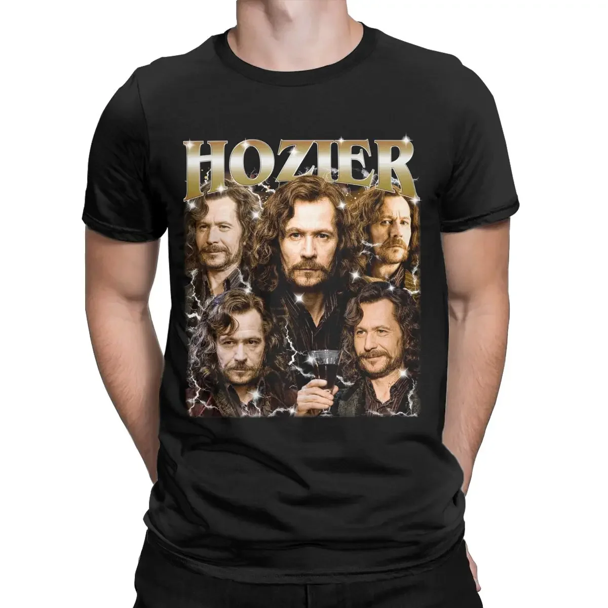 Outfit Humorous Cotton Hozier Homage HP Fan Gift T Shirts Tee Clothing Graphic Printing Men  Hozier Meme Bootleg Tee Shirt