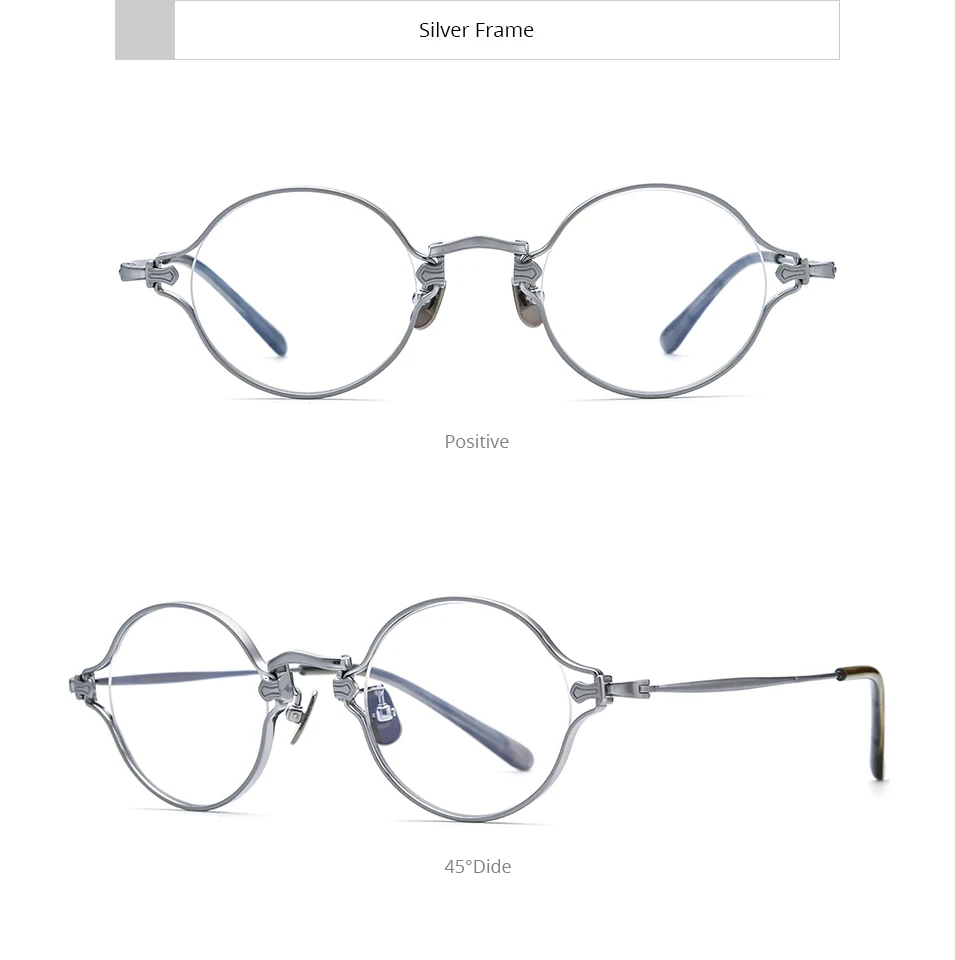 FONEX Titan Brille Rahmen Männer Drand Design Retro Quadrat Brillen Frauen Vintage Japanische Brille Ultraleicht Brillen MN186 – Detail 20
