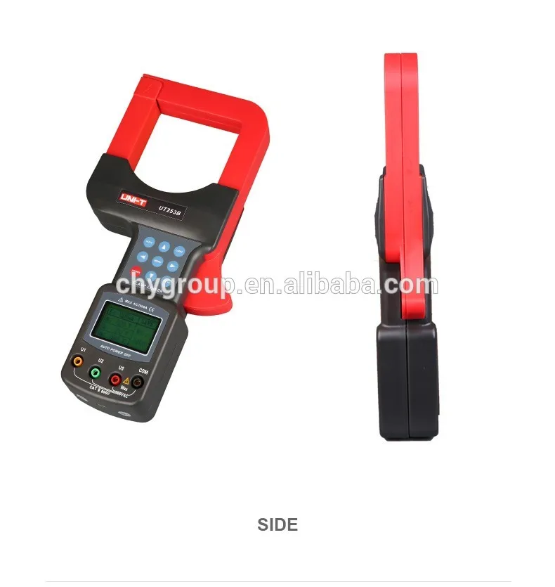 UNI-T UT253B Large Jaw Leakage Current Clamp Meter, AC Leakage Clamp Multimeter, 2000A, RS232,