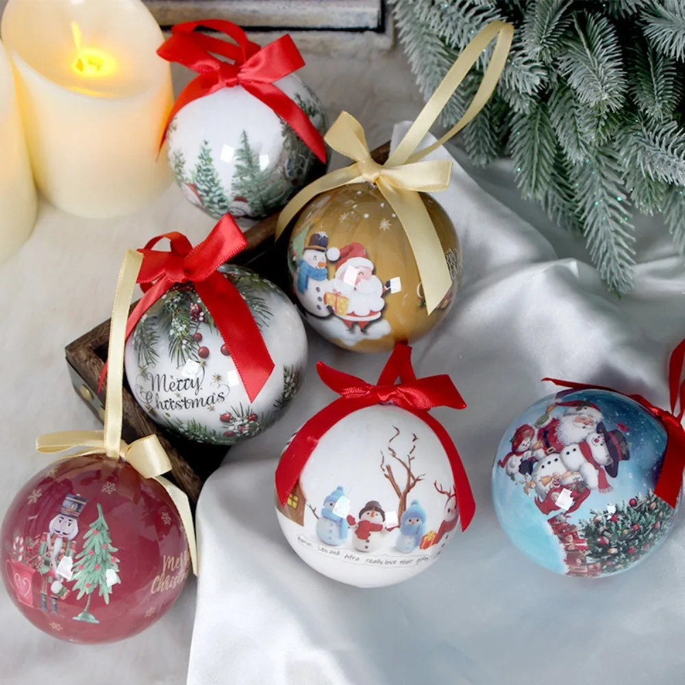 

Fashion 8cm Christmas Ball Gift Crafts Foam Christmas Tree Decorative DIY Toy Tree Pendants Festival