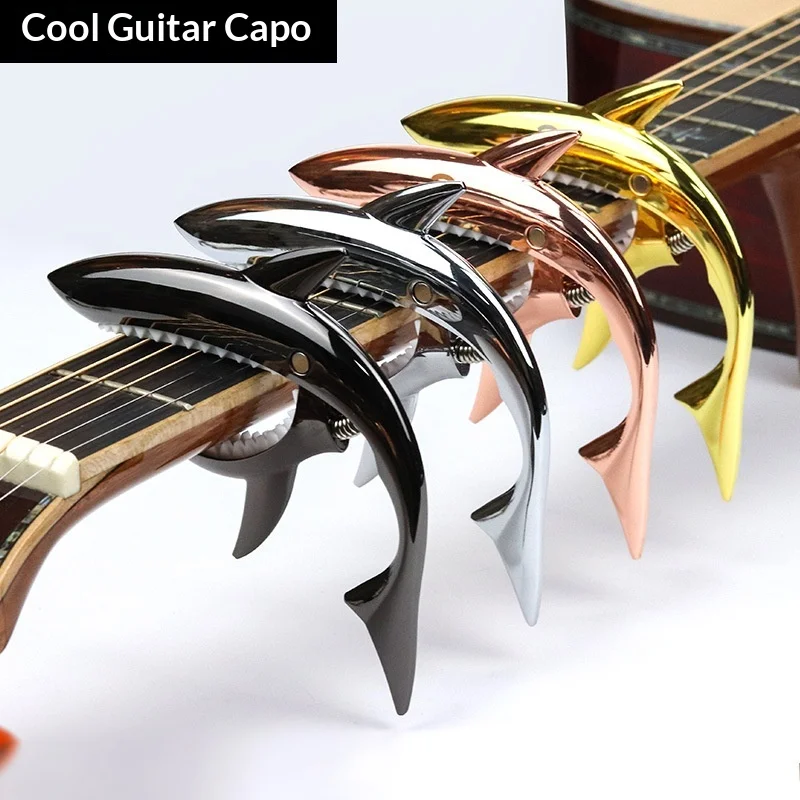 Quick‑Change Metal Guitar Capo Glossy Matte Finish Trigger‑Type Clamp Accessory For Acoustic Electric Guitar Ukulele Bass