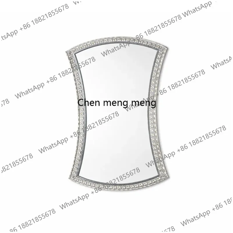 High definition crystal vanity mirror with lamp touch dimming fill light beauty mirror cross-border special supply