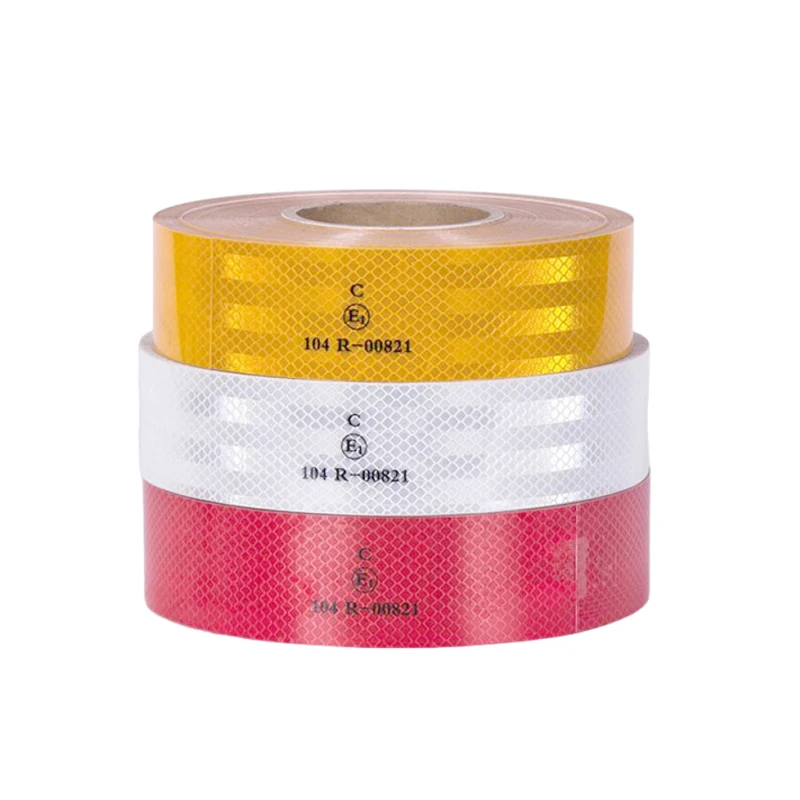 Reflective Adhesive Stickers Traffic Safety Warning Tape Conspicuity Decal Decoration For Truck