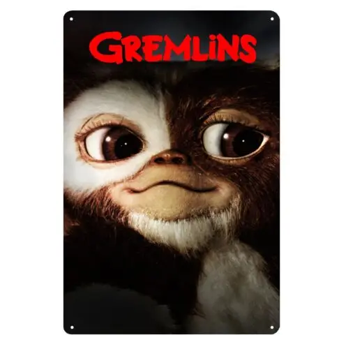 Gremlins Horror Movie Metal Poster Tin Sign 20x30cm Plaque