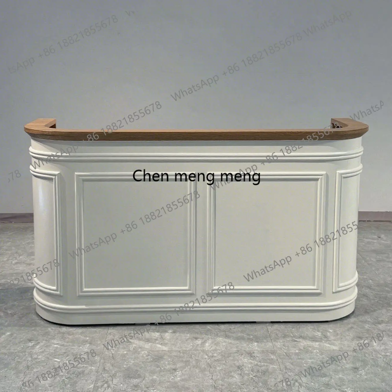 

Clothing store counter beauty salon store small front desk barber shop reception desk customization