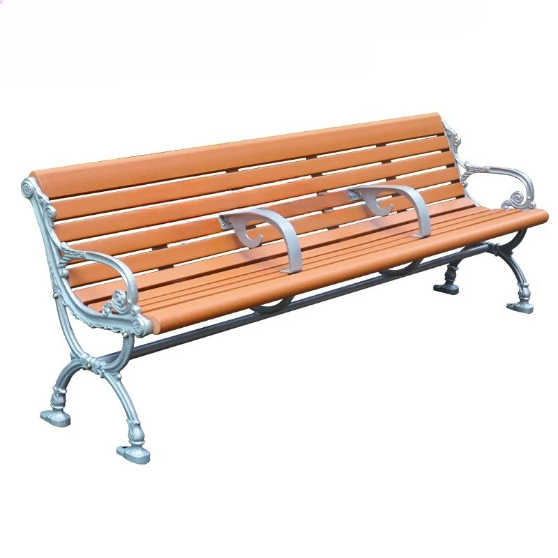 

Park chair Outdoor bench Durable anti-corrosion wood plastic leisure chair Community shopping mall rest