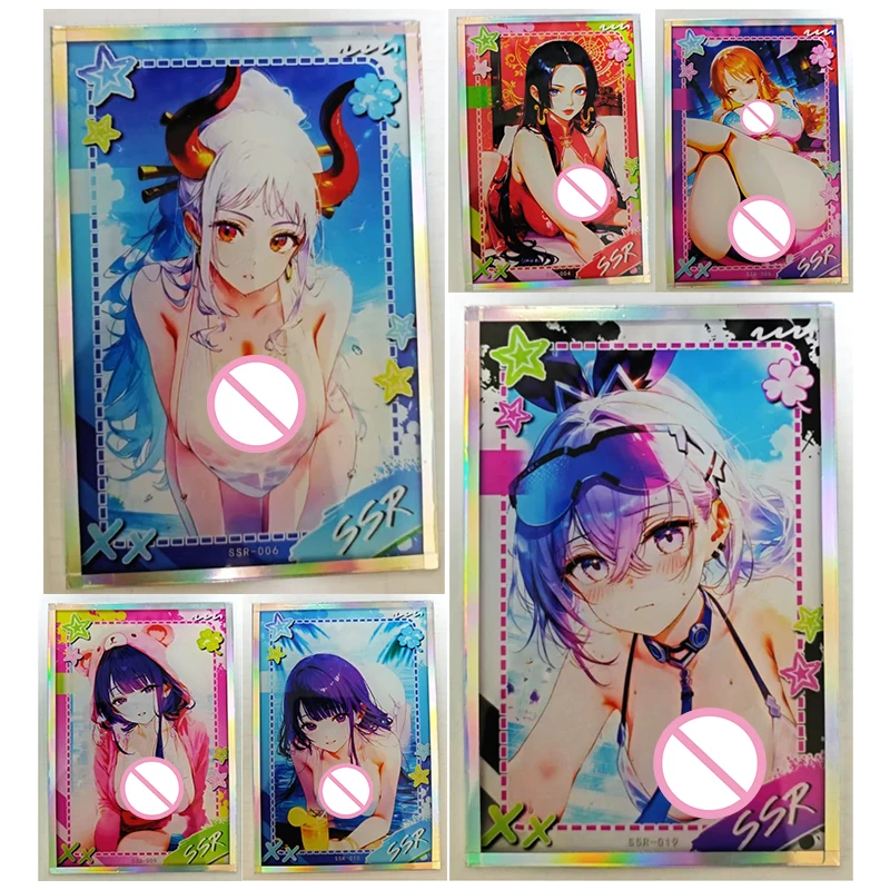 

Карты серии Anime Goddess Story SSR Ganyu Nami Kafka Boa Hancock, коллекционные карты, подарки на Рождество, день рождения, детские игрушки