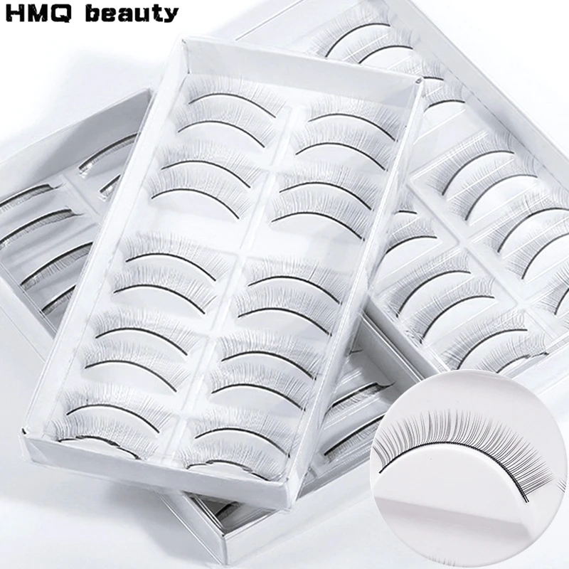5/10 Paare individuelle Praxis falsche Wimpern natürliche Trainings wimpern Wimpern verlängerung üben für Schönheit Make-up-Tools