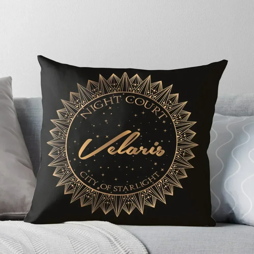 

Night Court, Velaris, City of Starlight - ACOTAR Throw Pillow Cushions For Decorative Sofa covers for pillows pillow