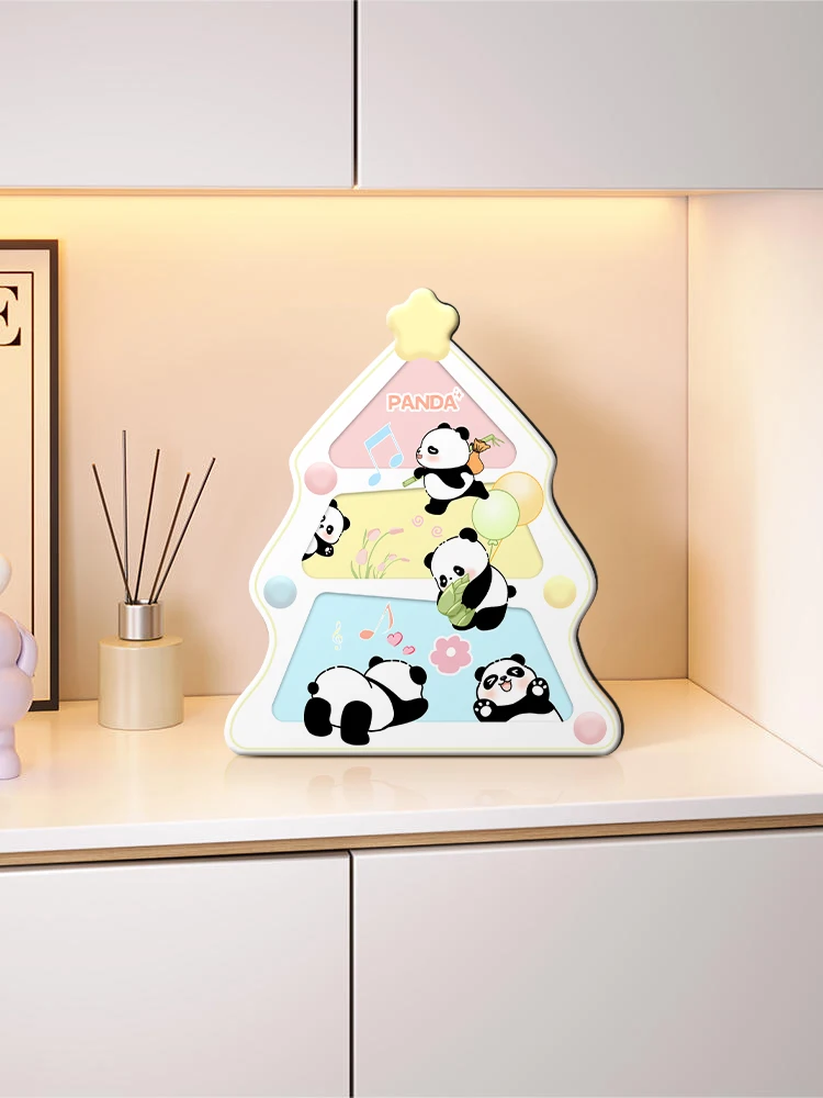 

Cartoon creative panda living room desktop decoration ornaments dopamine TV cabinet display painting entrance entrance home