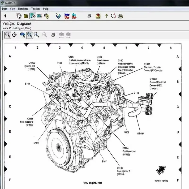 2024 Alldata 10.53 Automotive Diagnostic Software Provides All Data Technical Support for Cars and Trucks with Wiring Diagrams