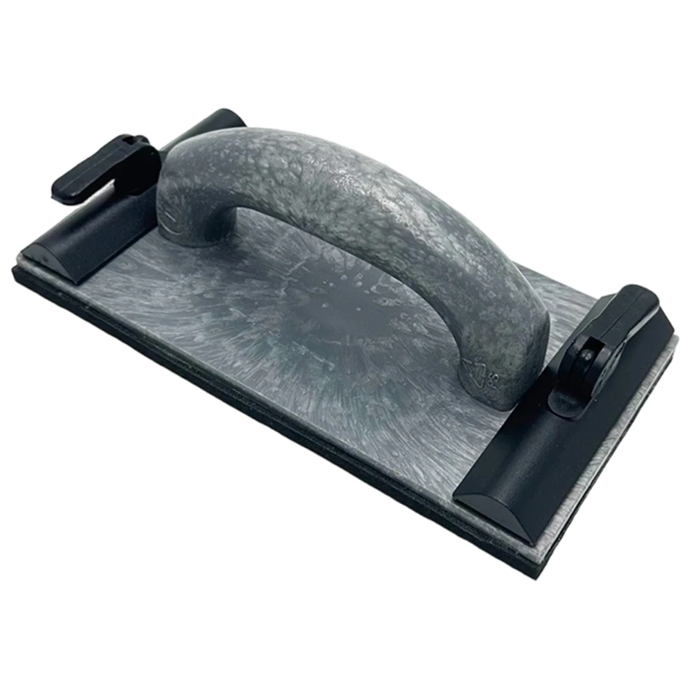 2026 Plastic Sandpaper Holder For Wall Smoothing Large Small Sanding Board Clip Tool Surface= Finishing Sander Accessory Gray