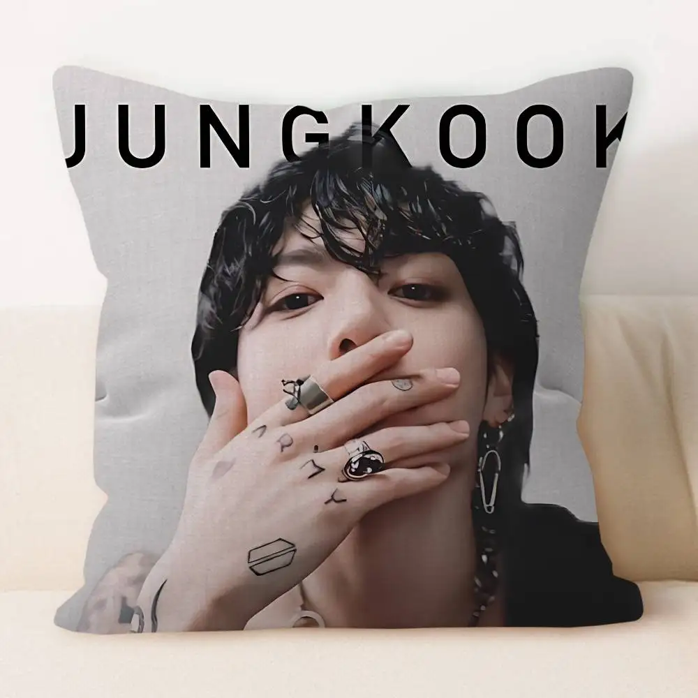 J-JUNGKOOK غطاء الوسادة 30x50 البوليستر وسائد أريكة وسائد رمي الزخرفية ديكور المنزل غطاء وسادة #3