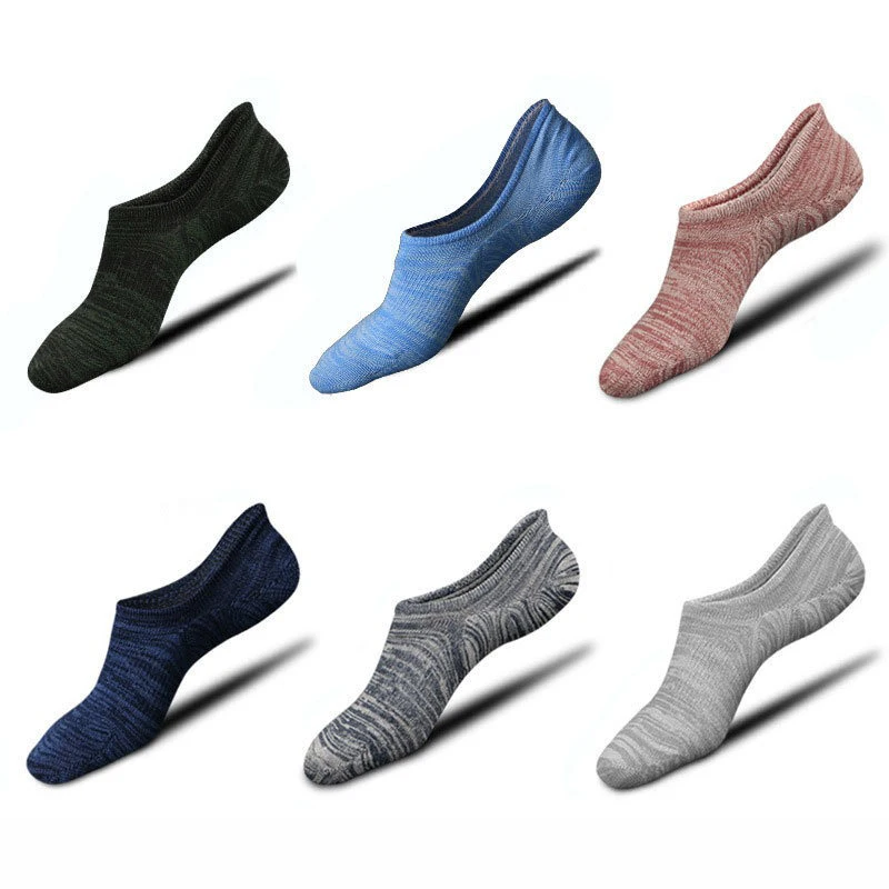 

6 Pairs No Show Socks Womens and Men Low Cut Ankle Short Anti-slid Athletic Running Novelty Casual Invisible Liner Socks