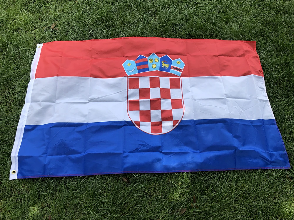 Bandera Croacia poliéster alta calidad colgante interior exterior - imagen 3