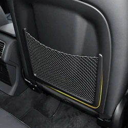 Car Rear Seat Back String Net Mesh Storage Pocket Organizer Auto Interior Accessories For Audi A4 B8 A5 Q3 A3 A6 C7 Q5 B9 Q7