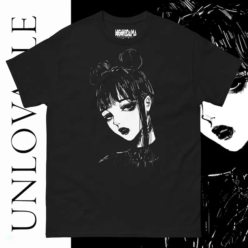 UNLOVABLE • T-Shirt - Anime Graphic Tee, Unisex Streetwear Fashion