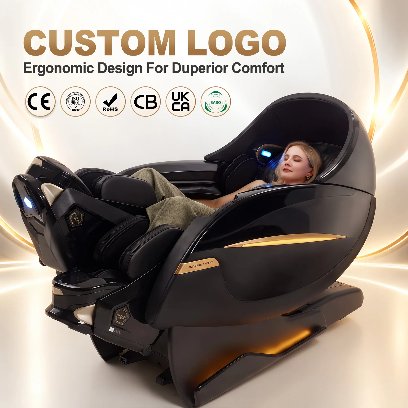 Ready to Ship CE/UKCA Verified Full Body 5D Massage Chair Price in China
