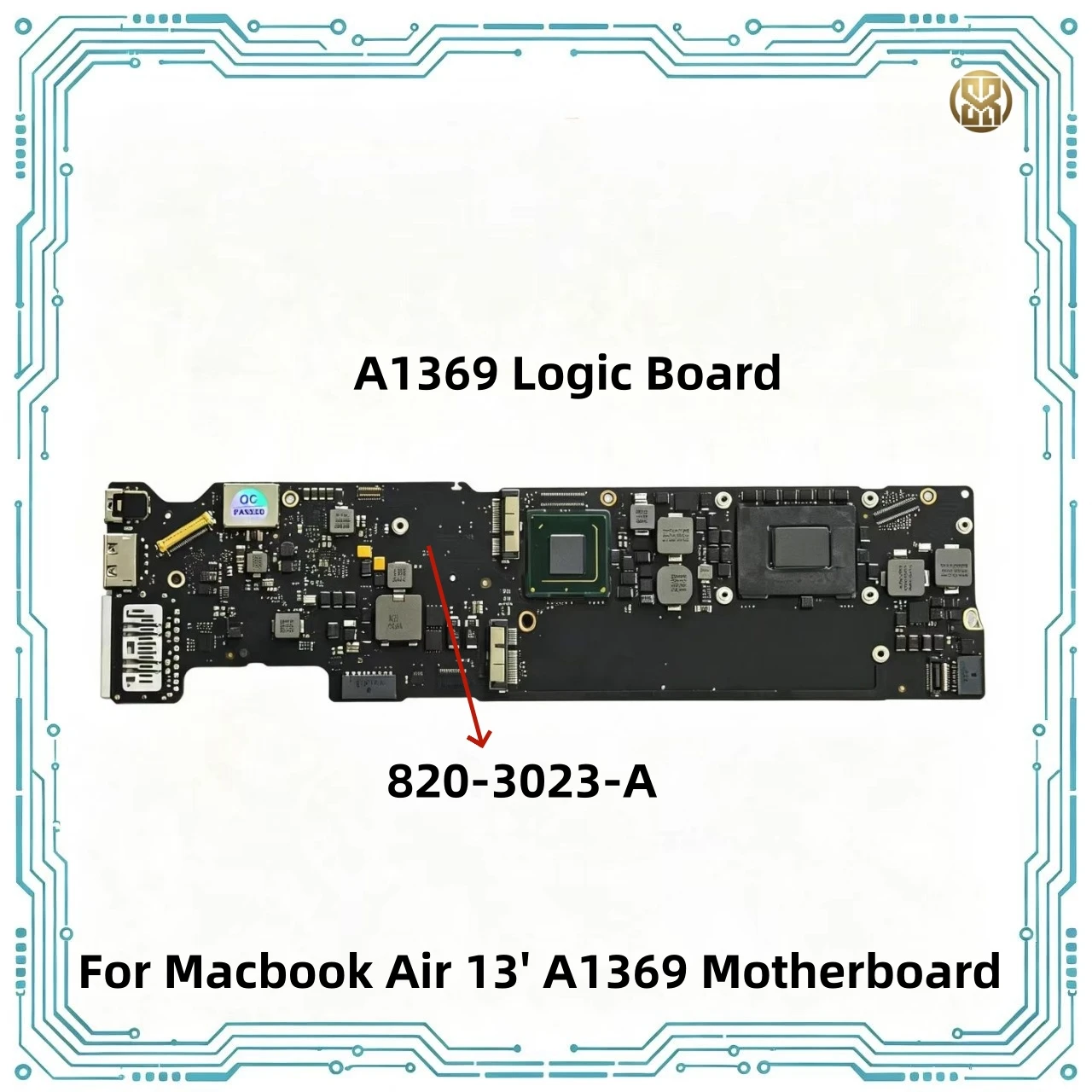 carte-mere-a1369-pour-macbook-air-13'-a1369-820‑3023‑a-i5-17ghz-4gb-annee-2011-testee