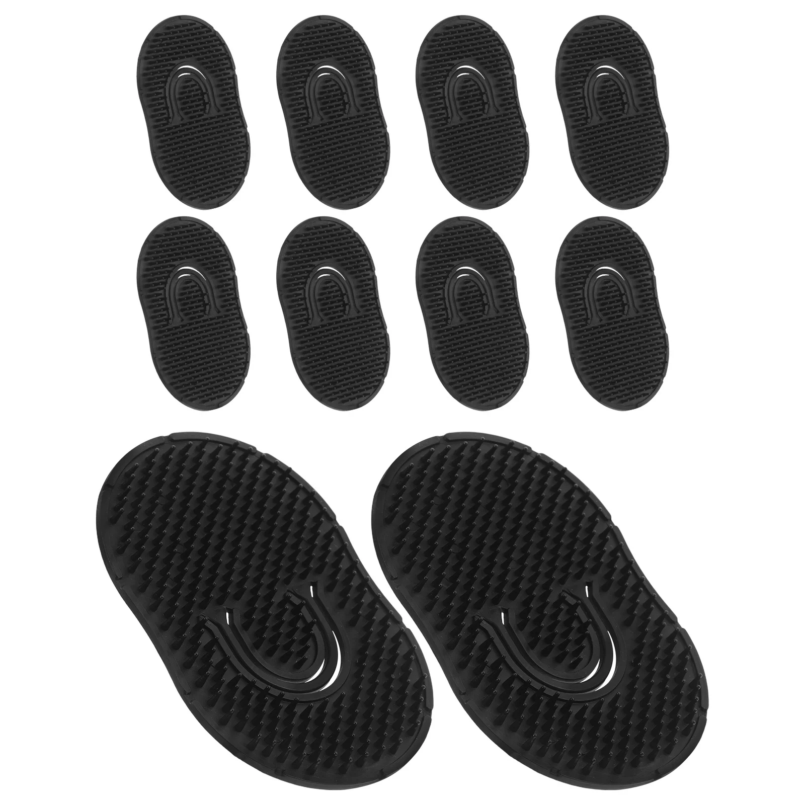 

10Pcs Silicone Scalp Hair Brush Men Portable Shampoo Comb Multi-Function Scalp Cleaning Dandruff